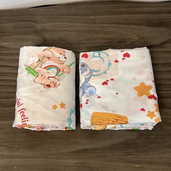 80’s CARE BEARS TWIN SHEET SET - Picture 1 of 12
